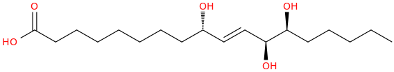 9,12,13 trihydroxy 10 octadecenoic acid, (9s,10e,12s,13s) 